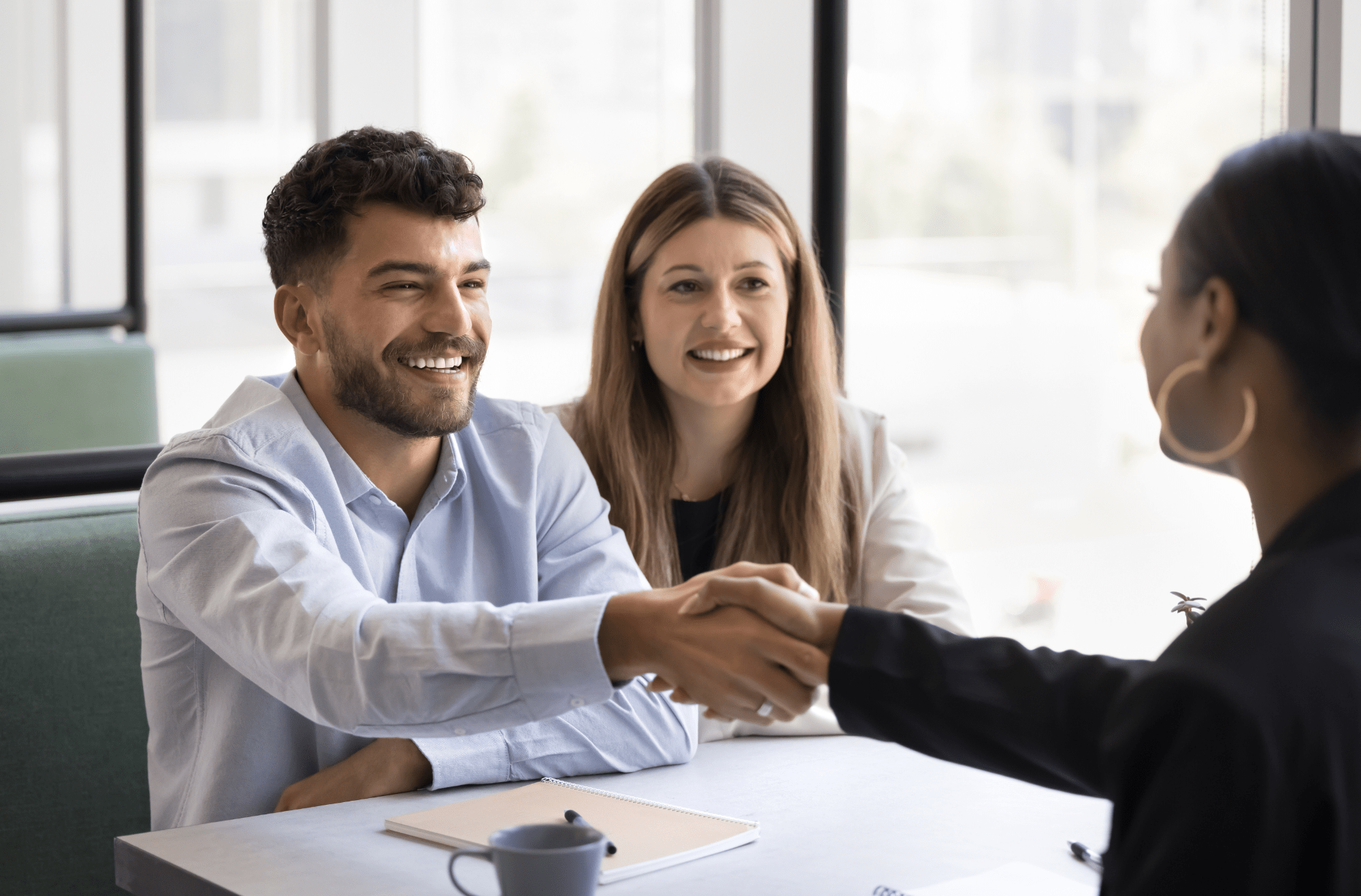 Circle Support Team Members Demonstrating Accountability with Handshake